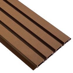 Реечная фасадная панель EasyDecking Wood-X 219х26х3010мм (коричневый) Реечная фасадная панель EasyDecking Wood-X 219х26х3010мм (коричневый)